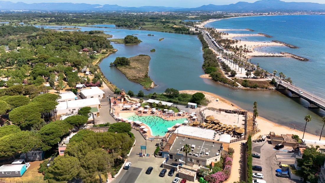 Sognare l'estate a metà dicembre al campeggio Saint-Aygulf Plage