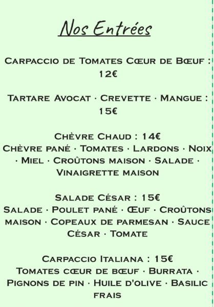Il ristorante del campeggio apre le sue porte